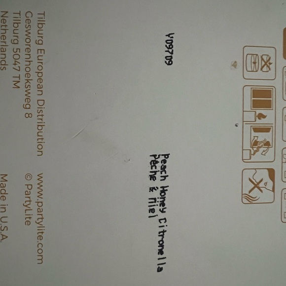 PartyLite Citrus Candle Packaging - Picture 3 of 3